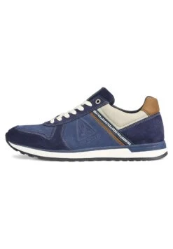 GAASTRA Kevan Nub - Sneakers Laag - Navy /Cognac