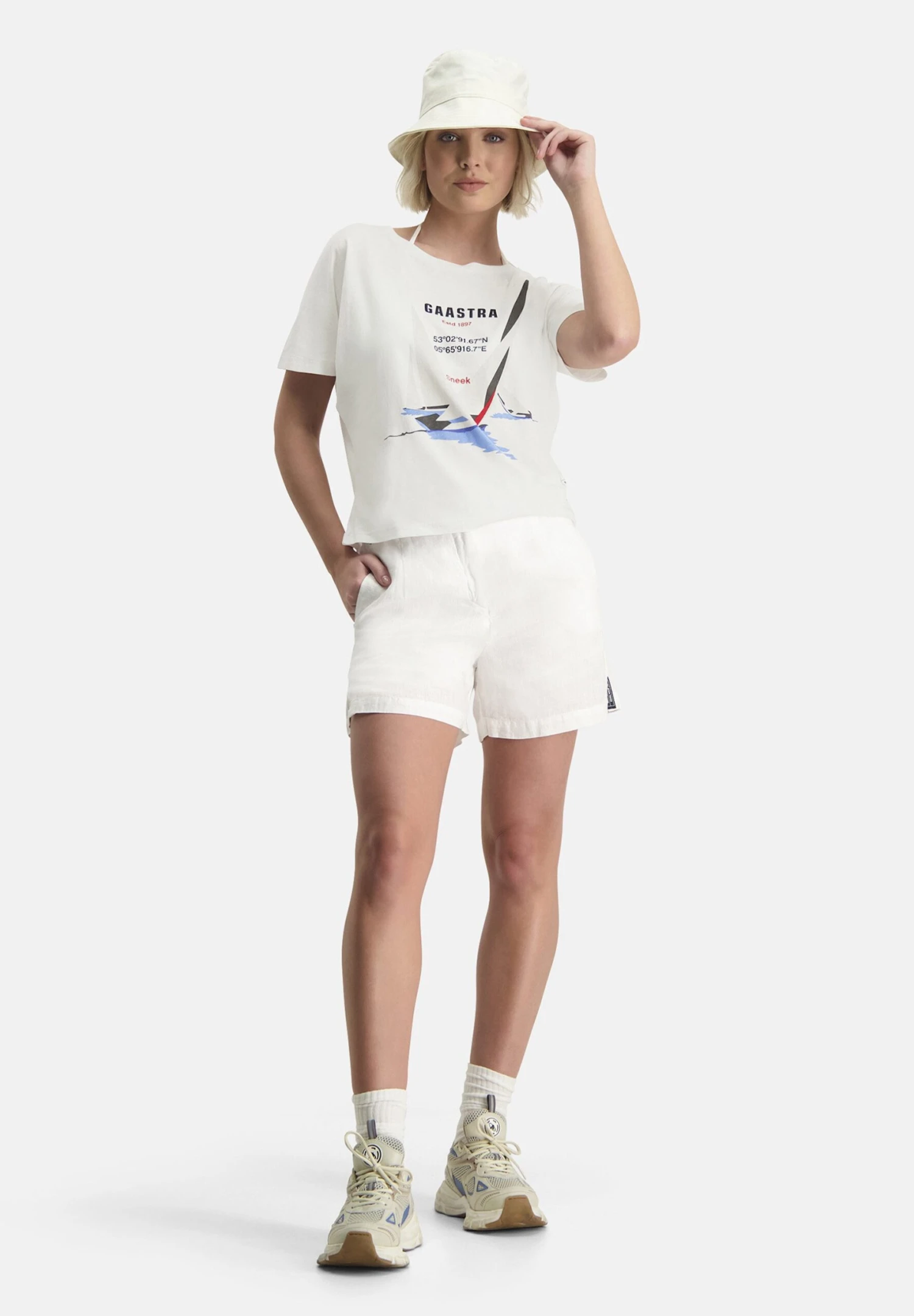 GAASTRA Yaelle - Shorts - White 2 GAASTRA Yaelle - Shorts - White - Afbeelding 2