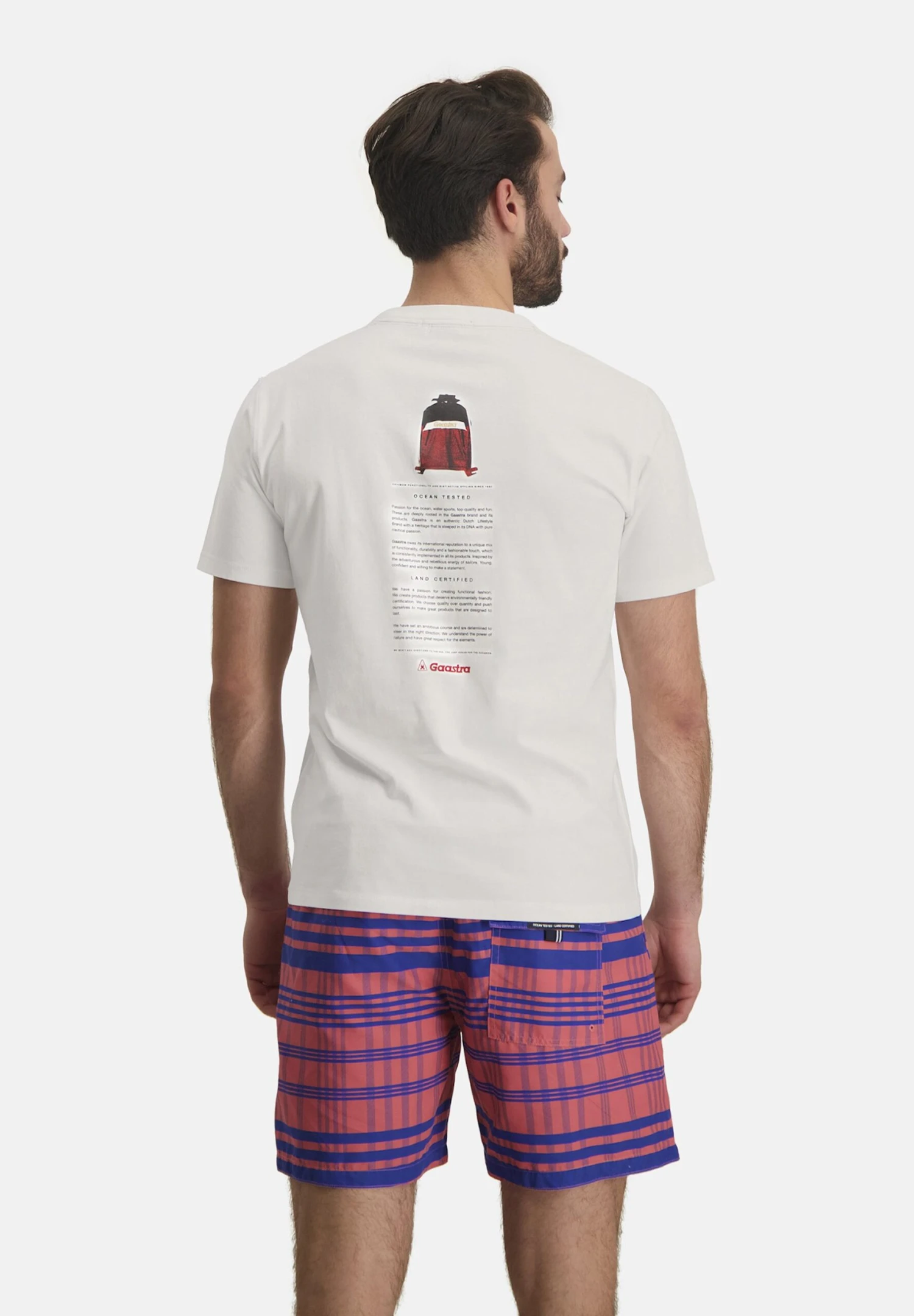 GAASTRA Wilson- T-Shirt Print - White 2 GAASTRA Wilson- T-Shirt Print - White - Afbeelding 2