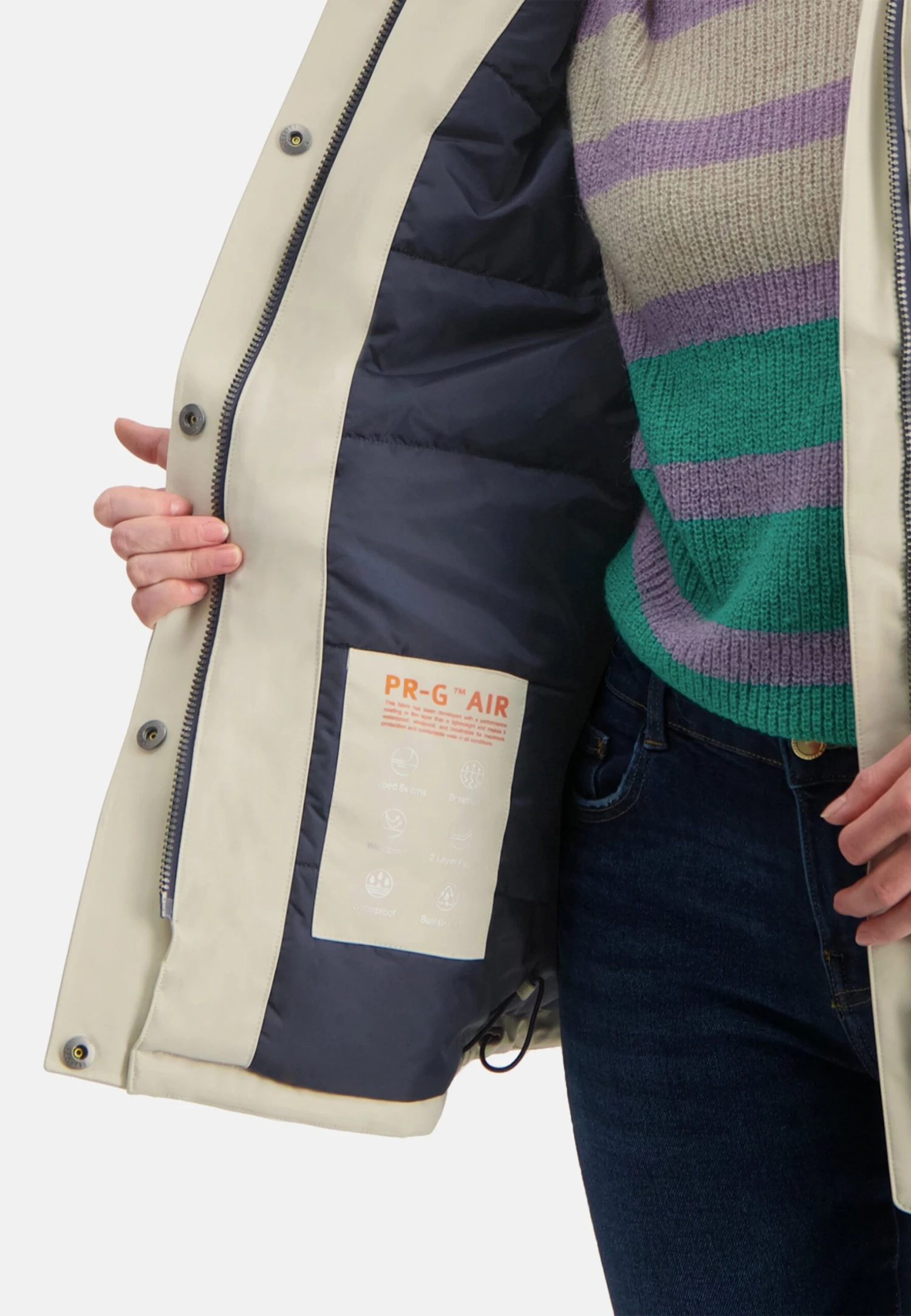 GAASTRA Ostende - Winterjas - White 3 GAASTRA Ostende - Winterjas - White - Afbeelding 3